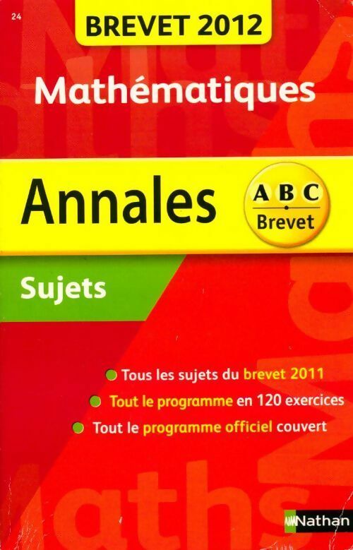 Livrenpoche : Mathématiques 3e brevet. Sujets 2011 - Carole Feugère - Livre