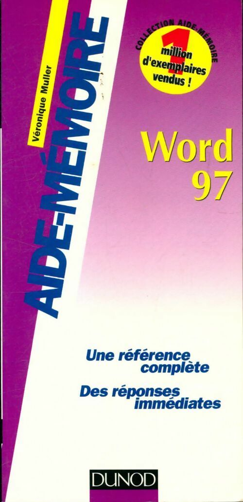 Word 97 - Véronique Muller -  Aide-mémoire - Livre