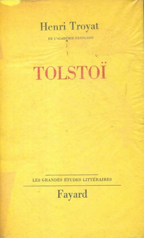 Livrenpoche : Tolstoï - Henri Troyat - Livre