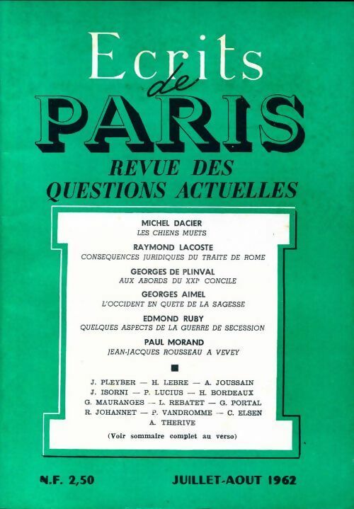 Livrenpoche : Ecrits de Paris n°206 - Collectif - Livre