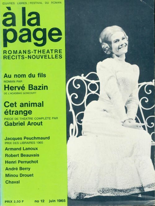 Livrenpoche : A la page n°12: Au nom du Fils / Cet étrange animal - Collectif - Livre