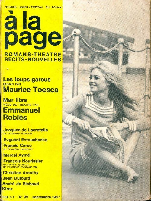 Livrenpoche : A la page n°39 : Les loups-garous / Mer libre - Collectif - Livre