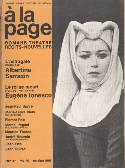 A la page n°40 : L'astragale / Le roi se meurt - Collectif - Livre