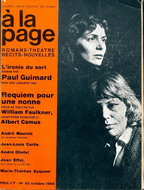 Livrenpoche : A la page n°52 : L'ironie du sort / Requiem pour une nonne - Collectif - Livre