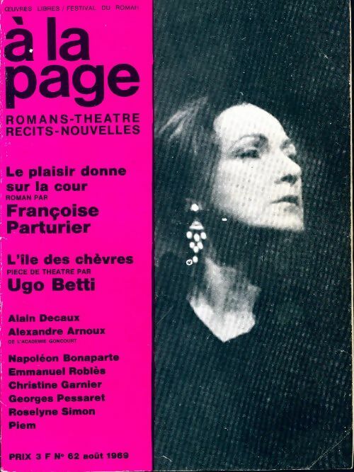 Livrenpoche : A la page n°62 : Le plaisir donne sur la cour / L'île des chèvres - Collectif - Livre