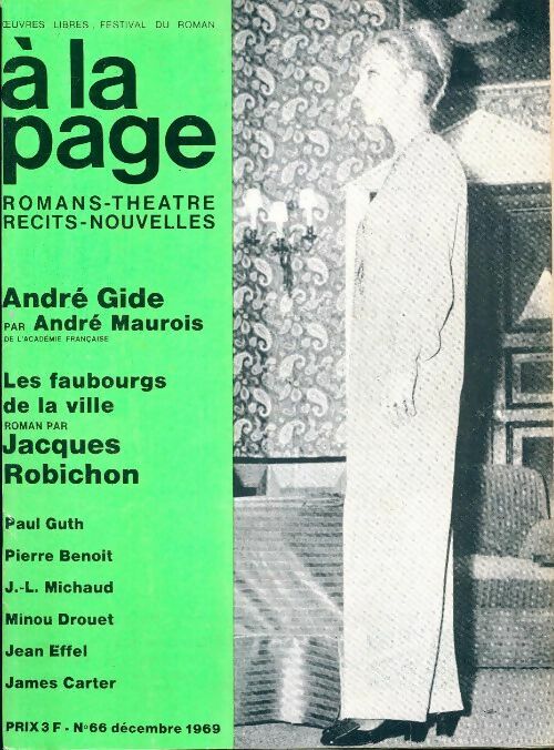 Livrenpoche : A la page n°66 : André Gide / Les faubourgs de la ville - Collectif - Livre