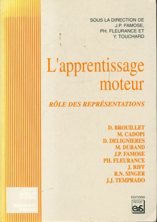 Livrenpoche : L'apprentissage moteur : Rôle des représentations - Collectif - Livre