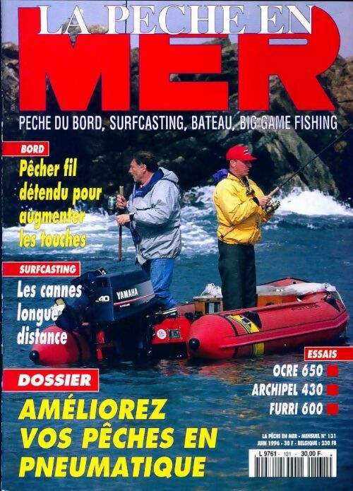 Livrenpoche : La pêche en mer n°131 : Améliorez vos pêches en pneumatique - Collectif - Livre