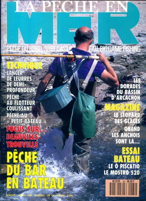Livrenpoche : La pêche en mer n°60 : Pêche du bar en bateau - Collectif - Livre