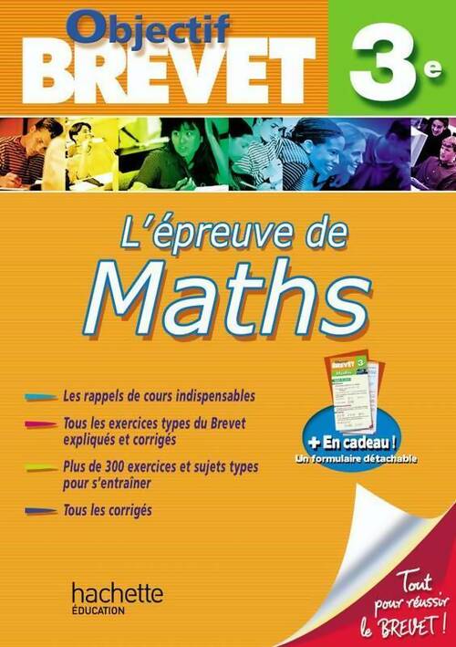 Livrenpoche : L'épreuve de maths 3e - Philippe Rousseau - Livre