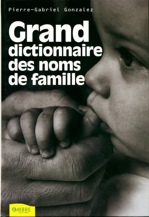 Livrenpoche : Grand dictionnaire des noms de famille - Pierre-Gabriel Gonzalez - Livre