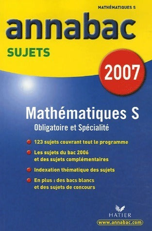 Livrenpoche : Mathématiques Terminales S Sujets 2007 - Richard Bréhéret - Livre
