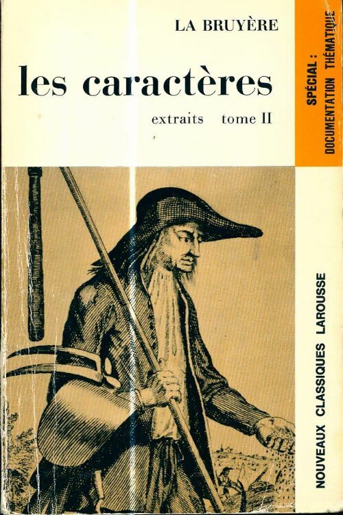 Livrenpoche : Les caractères (extraits) Tome II - Jean De la Bruyère - Livre