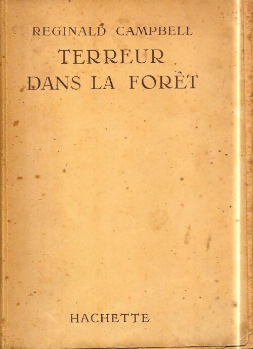 Livrenpoche : Terreur dans la forêt - Reginald Campbell - Livre