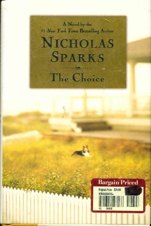 Livrenpoche : The choice - Nicholas Sparks - Livre