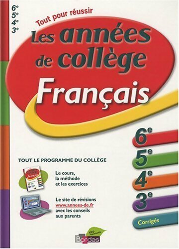 Livrenpoche : Français les années de collège - Collectif - Livre
