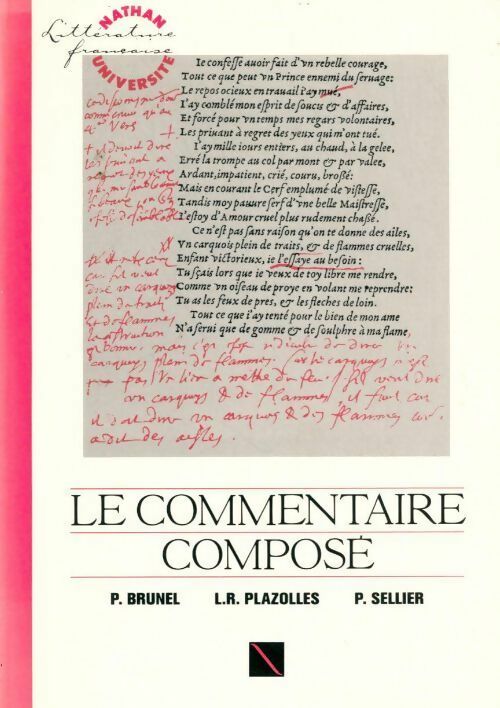 Livrenpoche : Le commentaire composé - P. Brunel - Livre