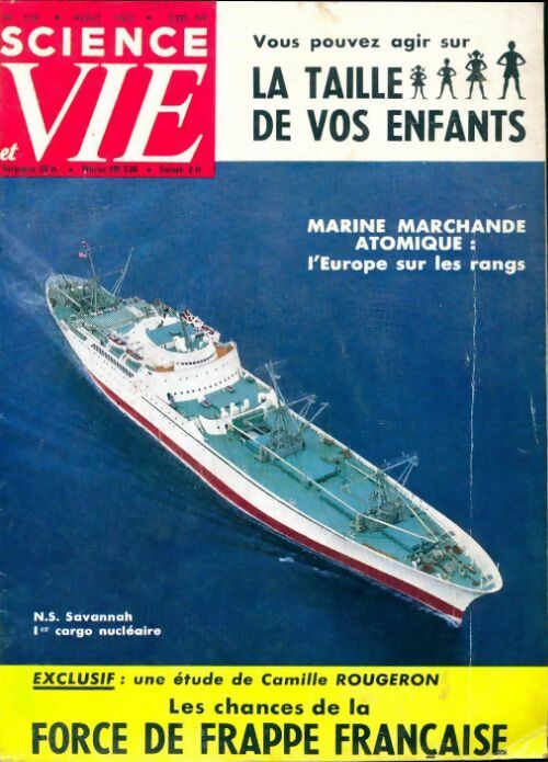 Livrenpoche : Science et vie n°539 : Marine marchande atomique - Collectif - Livre