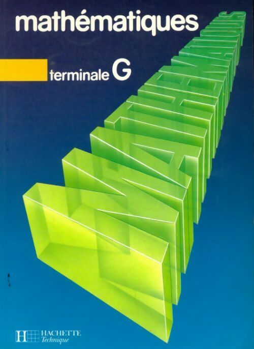 Livrenpoche : Mathématiques Terminale G - Bernard Blanc - Livre