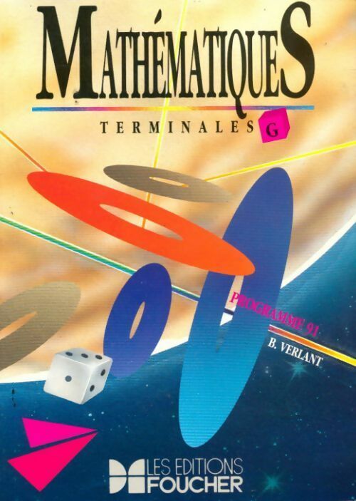 Livrenpoche : Mathématiques Terminales G - Bernard Verlant - Livre