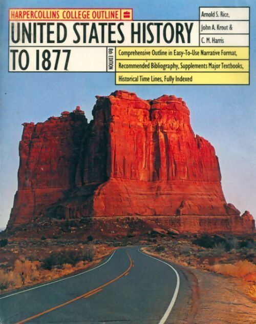 Livrenpoche : United states history to 1877 - Arnold S. Rice - Livre
