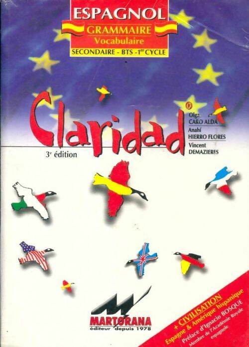 Livrenpoche : Claridad. Grammaire Espagnol - Vincent Demazieres - Livre