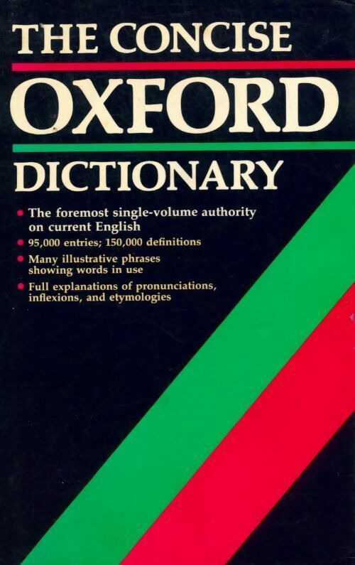 Livrenpoche : The Oxford dictionary of current english - Jennifer Seidl - Livre