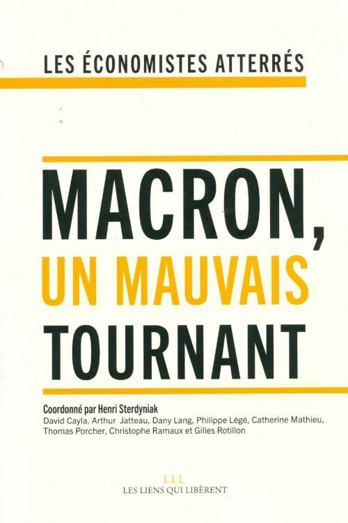 Livrenpoche : Macron, un mauvais tournant - Les Économistes Atterrés - Livre