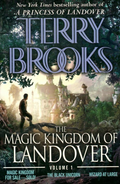 The magic kingdom of landover Tome I : The black unicorn - wizard at large - Terry Brooks -  A Del Rey Book - Livre