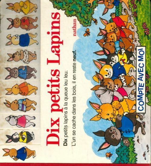Livrenpoche : Dix petits lapins - Collectif - Livre