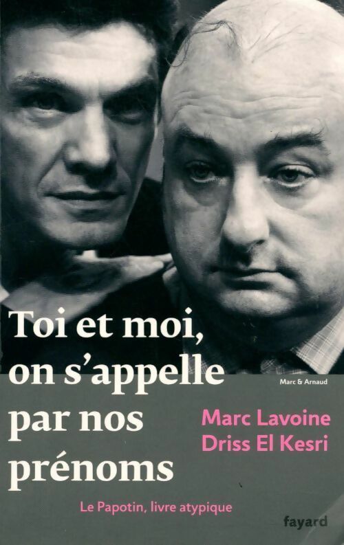Livrenpoche : Toi et moi, on s'appelle par nos prénoms - Driss El Kesri - Livre