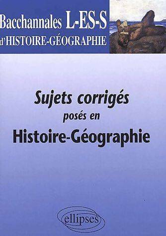 Livrenpoche : Histoire-géographie Terminales L, ES, S - Yvonnick Le Lay - Livre