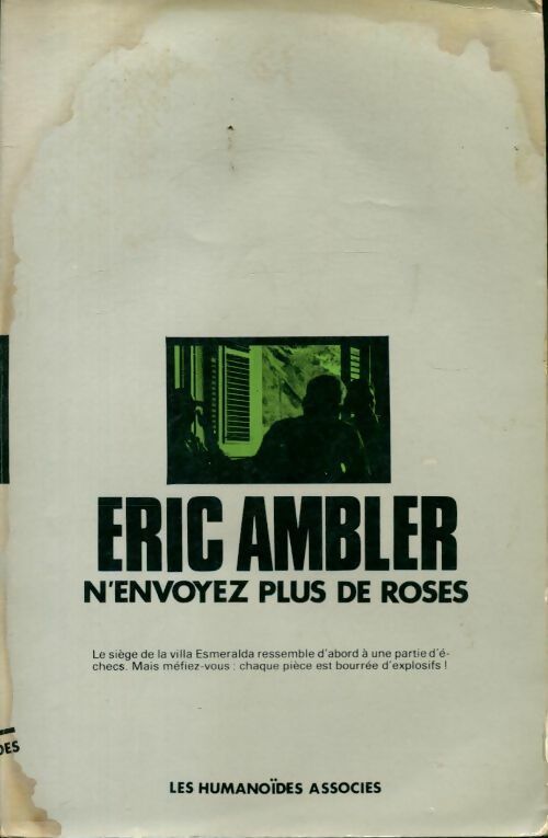 Livrenpoche : N'envoyez plus de roses - Eric Ambler - Livre