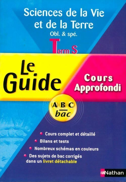 Livrenpoche : Sciences de la vie et de la terre Terminale S. Cours approfondu - Collectif - Livre