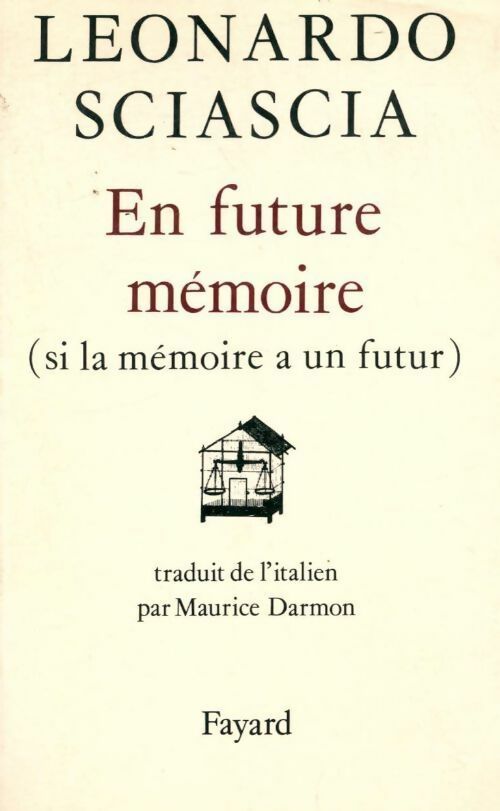 Livrenpoche : En future mémoire - Leonardo Sciascia - Livre