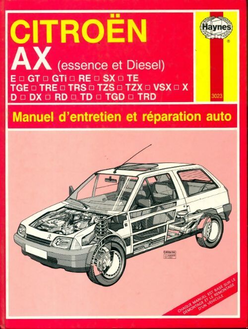 Livrenpoche : Citroën AX essence et diesel - A. -K Legg - Livre