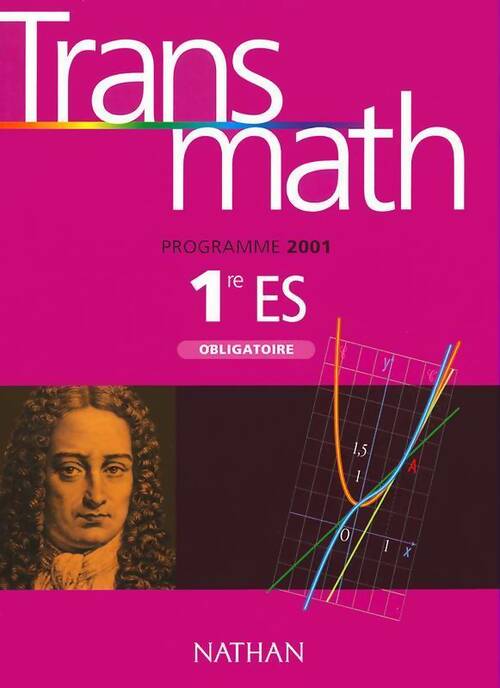 Livrenpoche : Mathématiques 1ère ES 2001 - Collectif - Livre