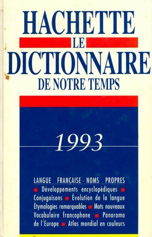 Livrenpoche : Le dictionnaire de notre temps 1993 - Collectif - Livre