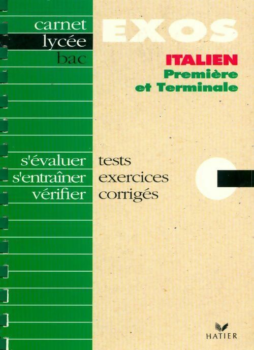 Italien Première et terminale - Christine Billard -  Exos - Livre