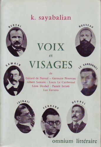 Livrenpoche : Voix et visages - K Sayabalian - Livre