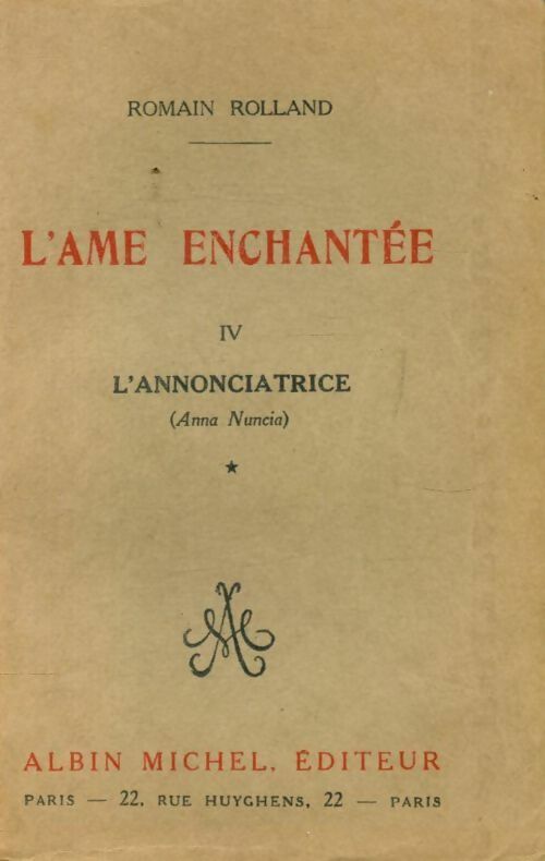 Livrenpoche : L'âme enchantée Tome IV - Romain Rolland - Livre