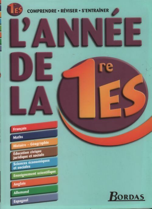 Livrenpoche : L'année de la 1ère ES - Odile Mainet - Livre