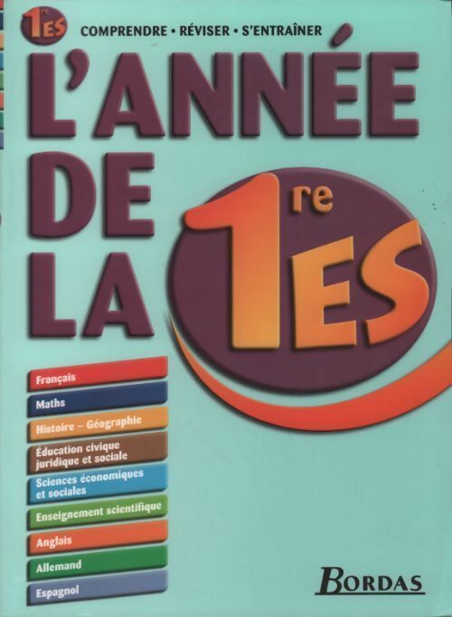 Livrenpoche : L'année de la 1ère ES - Odile Mainet - Livre