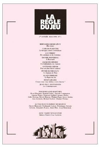 Livrenpoche : La règle du jeu n°1 - Collectif - Livre
