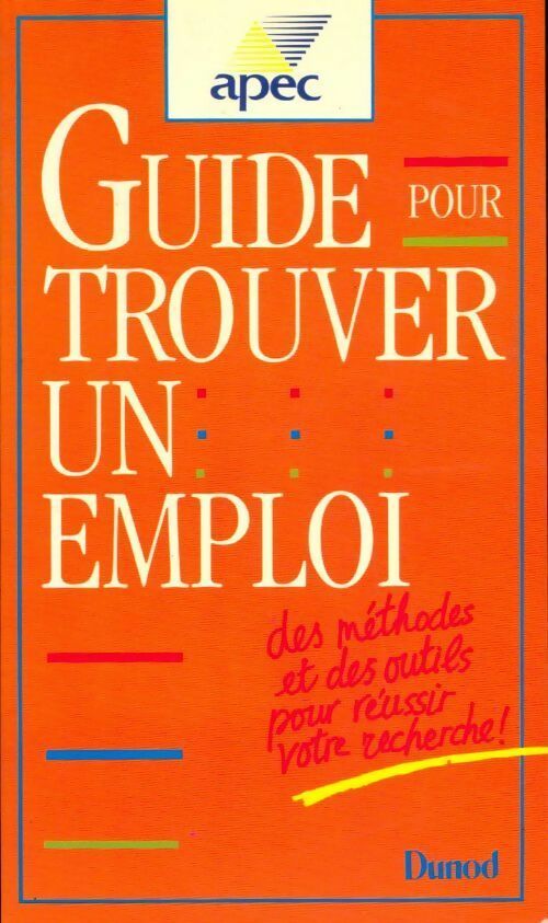 Livrenpoche : Guide pour trouver un emploi - Apec - Livre