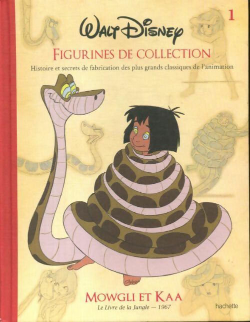 Mowgli et Kaa - Walt Disney -  Hachette GF - Livre