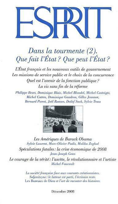 Livrenpoche : Esprit Décembre 2008 - Collectif - Livre