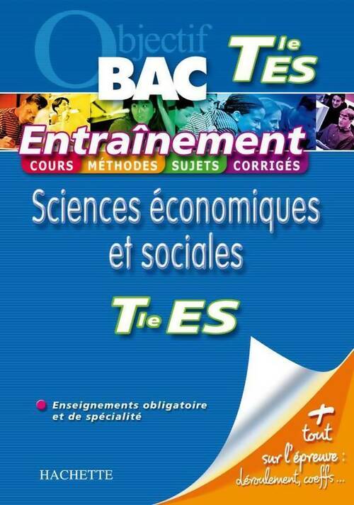 Sciences économiques et sociales Terminale ES - Jean-Paul Lebel -  Objectif Bac - Livre