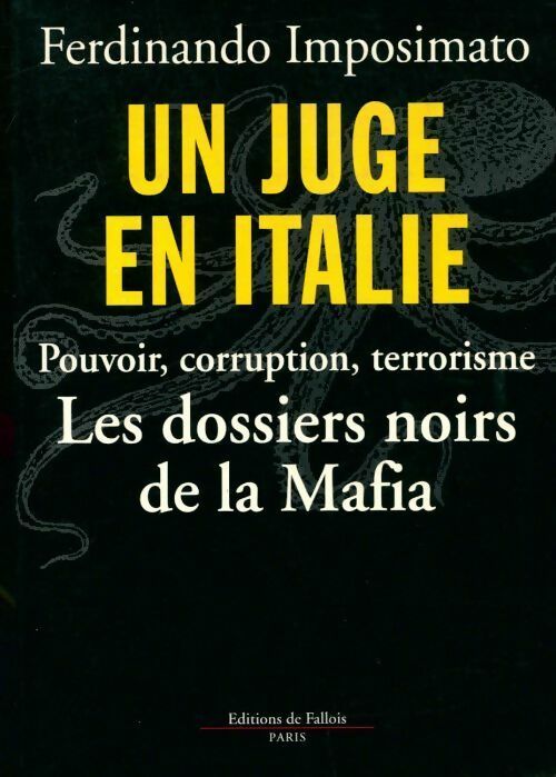 Livrenpoche : Un juge en Italie - Ferdinando Imposimato - Livre