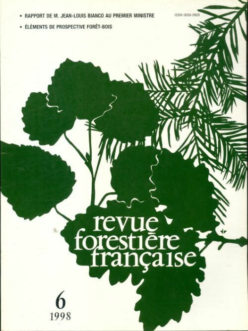 Livrenpoche : Revue forestière française 1996 n°6 - Collectif - Livre